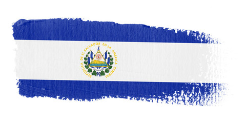 bandiera El Salvador - obrazy, fototapety, plakaty