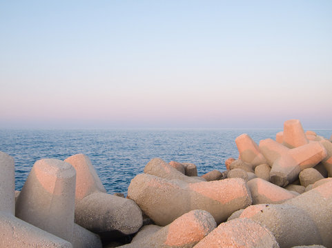 Breakwater. Giovinazzo.
