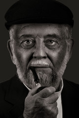 Old Man With Pipe