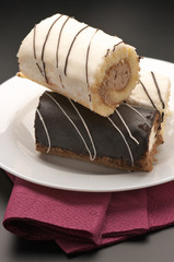 Two sponge cakes
