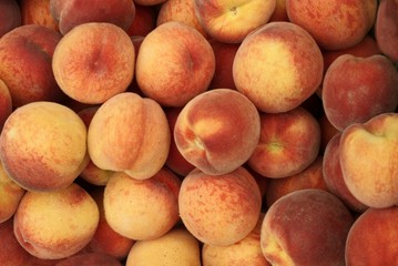 ruddy golden peaches