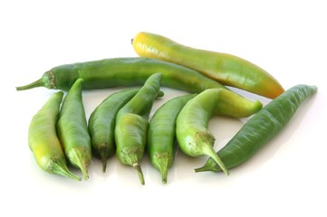 Grüner Bio-Chilli