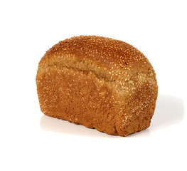 Loaf of bread with sesame