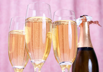 glasses ready for celebrating