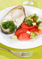 Fish with vegetables