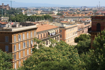 Fototapeta na wymiar Pałace Trastevere w Rzymie