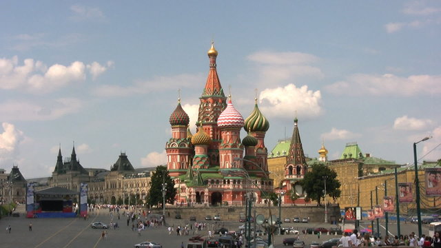 Moscow kremlin . St. Basil Cathedral