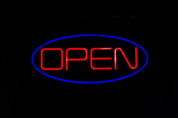 Obraz premium Neon OPEN Sign