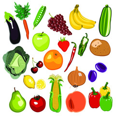 Fruit and Vegetable set