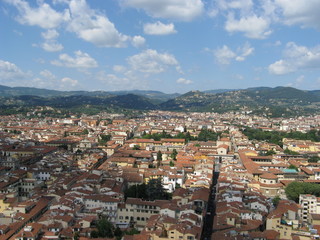 Fototapeta na wymiar Blick vom Duomo Florenz