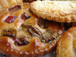 Tarte &agrave; la rhubarbe