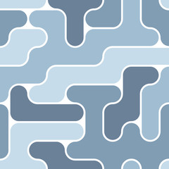 Seamless blue bulb pattern