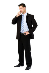 businessman making a call