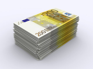 200 Euro Stapel