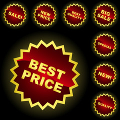 Set of design elements.