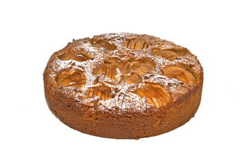 Apfelkuchen isoliert