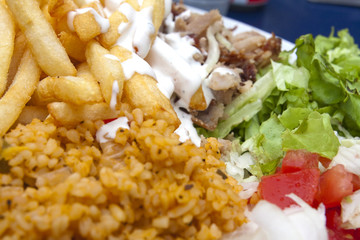 assiette kebab