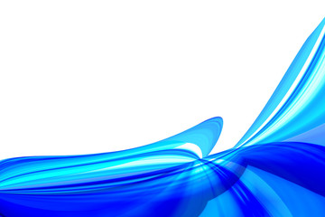 Fototapeta premium tarjeta onda azul