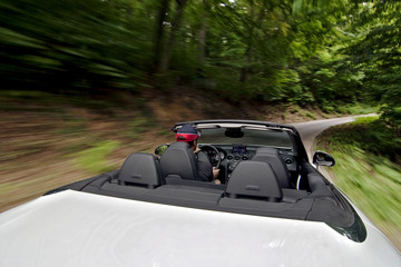 Enjoying drive sports cabriolet