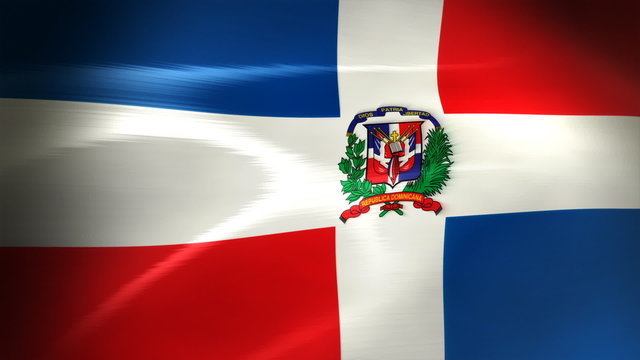 Dominicanrepublic Flag - HD Loop