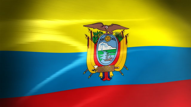 Ecuador Flag - HD Loop