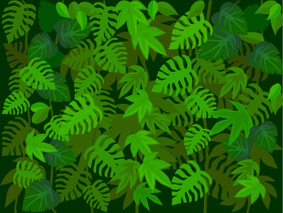Green leaf background