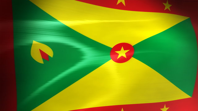Grenada Flag - HD Loop