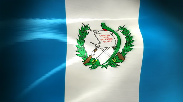 Guatemala Flag - HD Loop