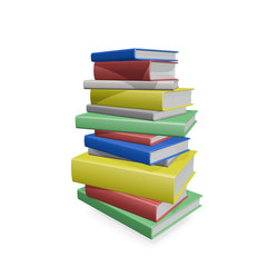 Obraz premium Vertical stack of Books