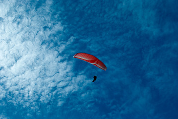 Red parachute
