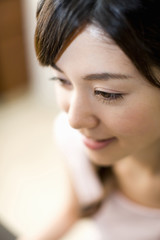 Naklejka premium 女性ポートレート
