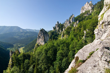 Rocks in the Little Fatra hills - Slovakia/Europe