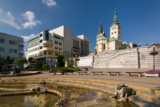 Renaissance church in Zilina, Slovakia, Central Europe