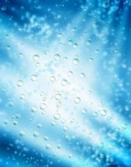 Bubbles in water