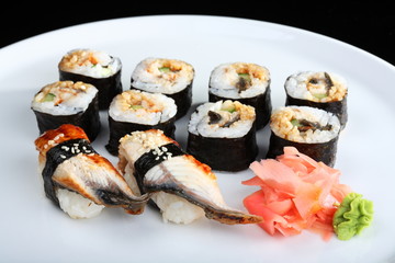 Japanese sushi set