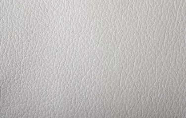 Tableaux ronds sur aluminium Cuir Texture de cuir blanc qualitatif naturel, rembourrage