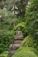 Buddha Statue at Ryoanji Temple Gardens
