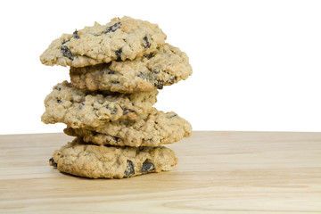Homemade Oatmeal Raisen Cookies
