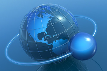 Internet concept. Hi-res digitally generated image.