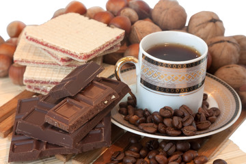 coffee and chocolate