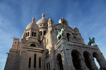 Fototapeta na wymiar Sacre-Coeur, Paris, Montmartre.