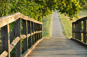 Fototapeta premium Wooden Bridge