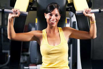 Training im Fitnessstudio