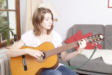gitarre üben