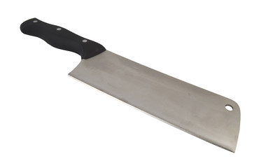 meat cleaver isolated on white background