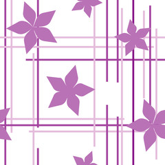 seamless violet floral wallpaper
