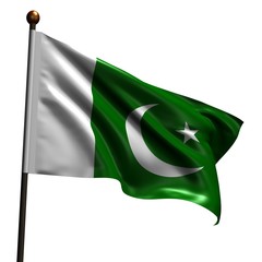High resolution flag of Pakistan