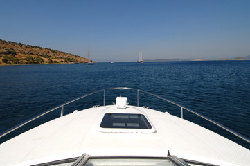 Fototapeta premium boat deck