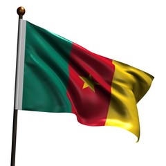 High resolution flag of Cameroon