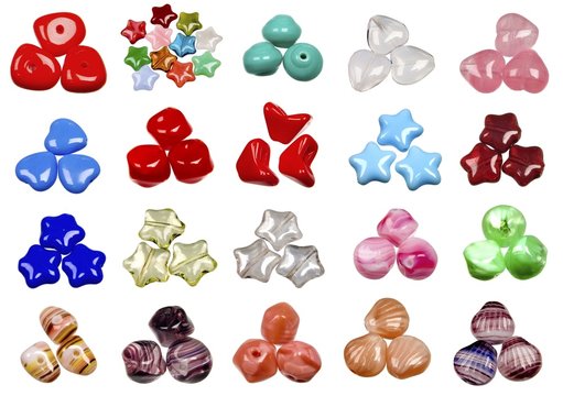 Typical Czech glass beads